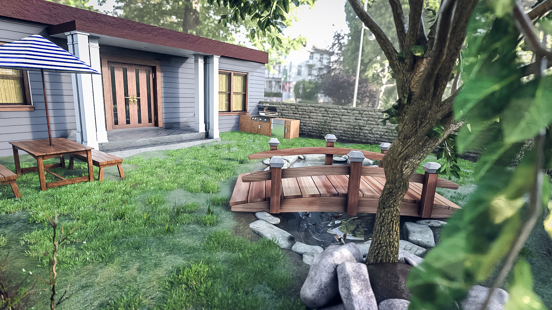 Backyard Pond by: clacydarch3d, 3D Models by Daz 3D