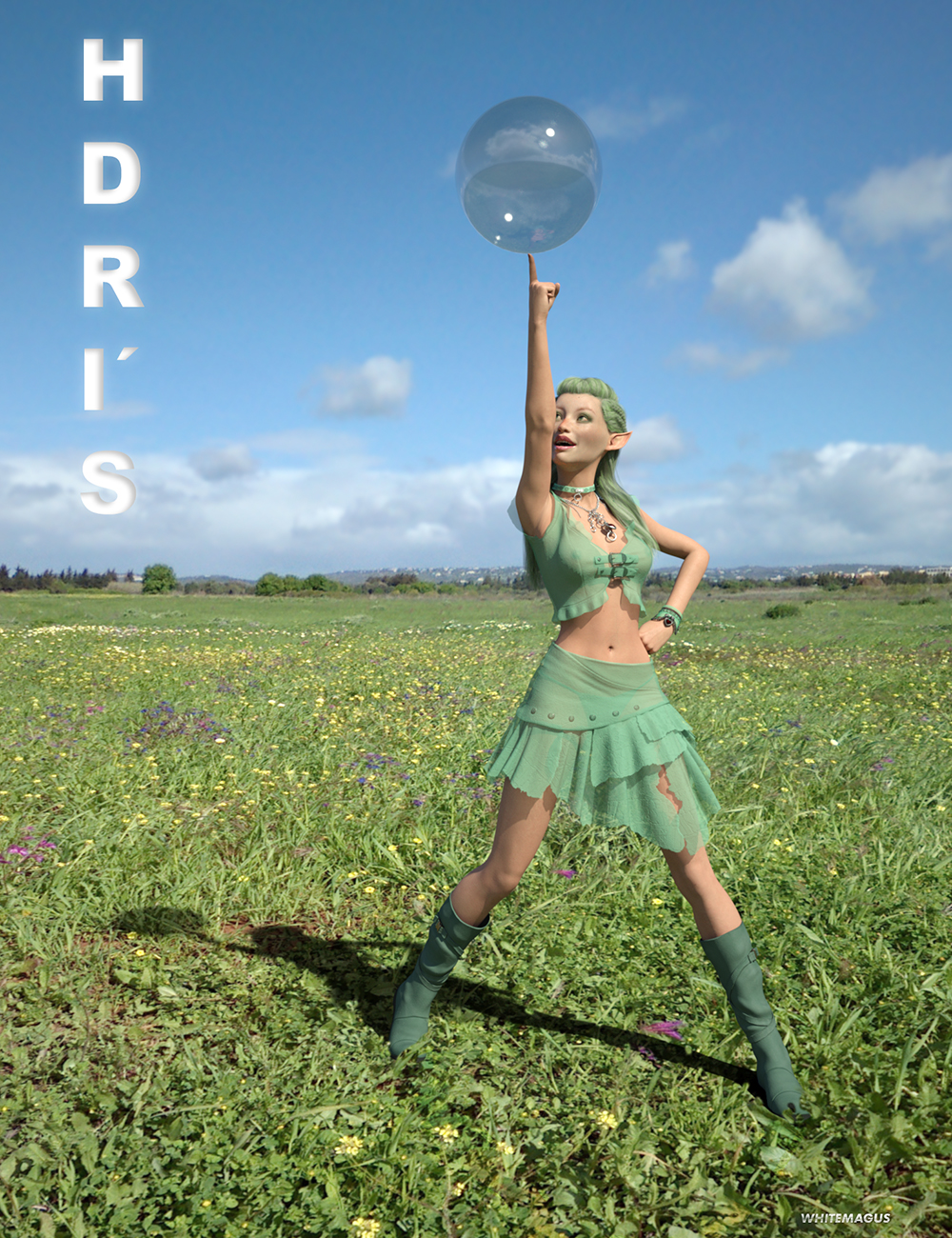 HDRI Green Fields II by: Whitemagus, 3D Models by Daz 3D