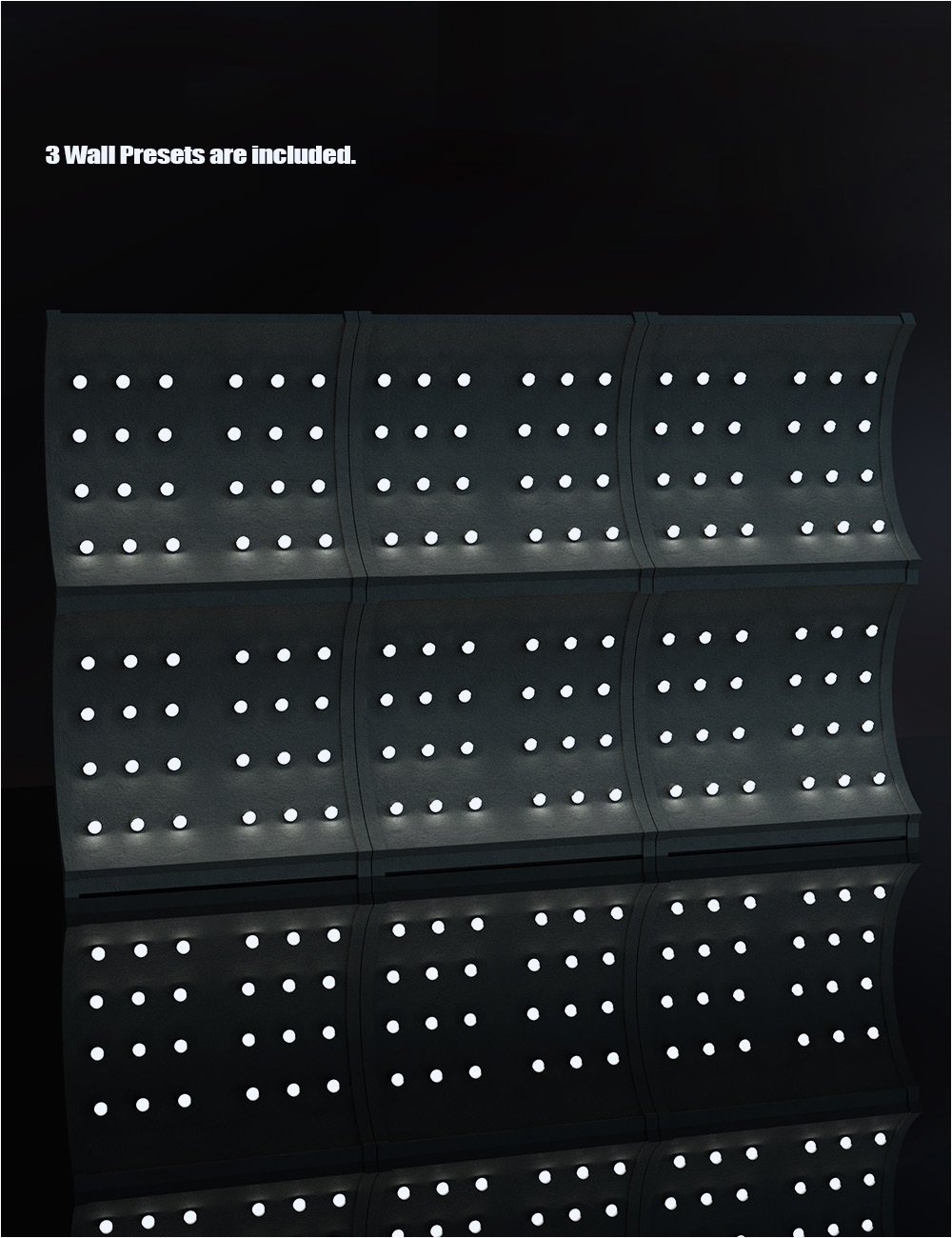 Modular Sci-Fi Light Walls Set Modular Sci-Fi Light Walls Set by: , 3D Models by Daz 3D