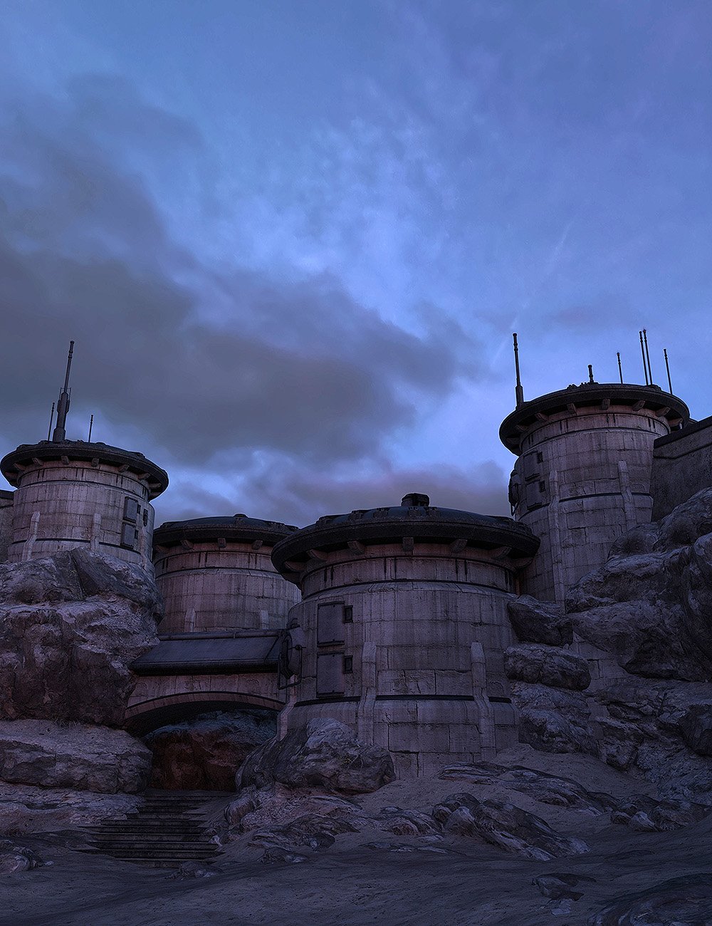 Orestes Iray HDRI Skydomes - Blue Hour by: Orestes Graphics, 3D Models by Daz 3D