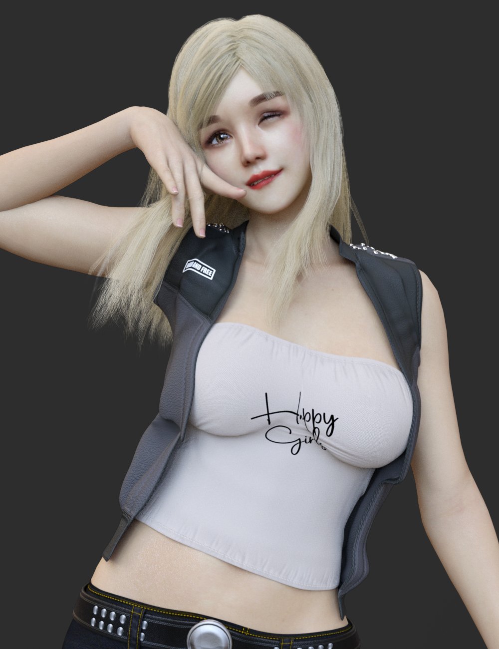 Keicy with Expressions, dForce Breasts and dForce Hair for Genesis 8 Female by: Hamster, 3D Models by Daz 3D