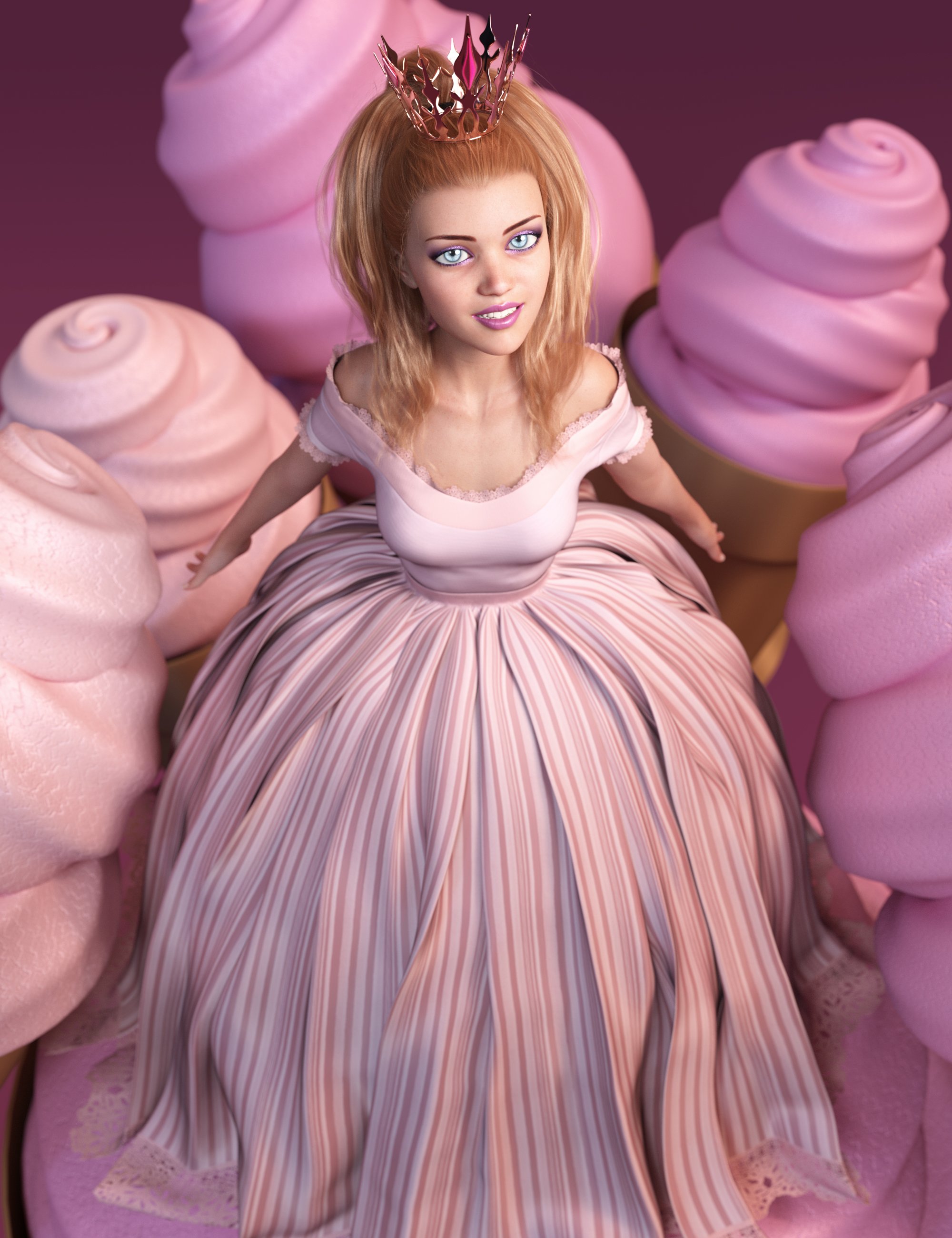 Texture Expansion for Gown of Fantasy 2 Texture Expansion for Gown of Fantasy 2 by: outoftouch, 3D Models by Daz 3D