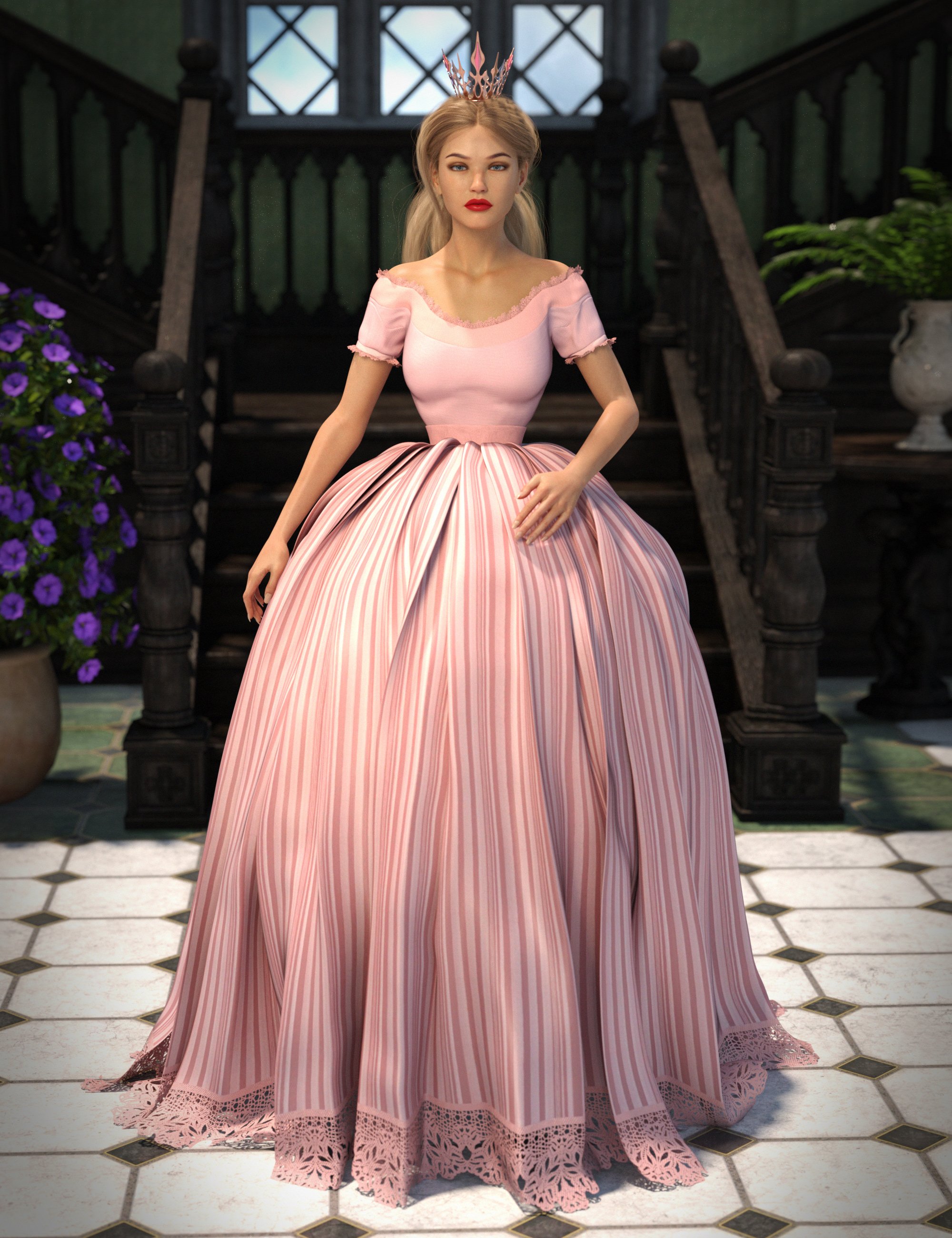 Texture Expansion for Gown of Fantasy 2 Texture Expansion for Gown of Fantasy 2 by: outoftouch, 3D Models by Daz 3D