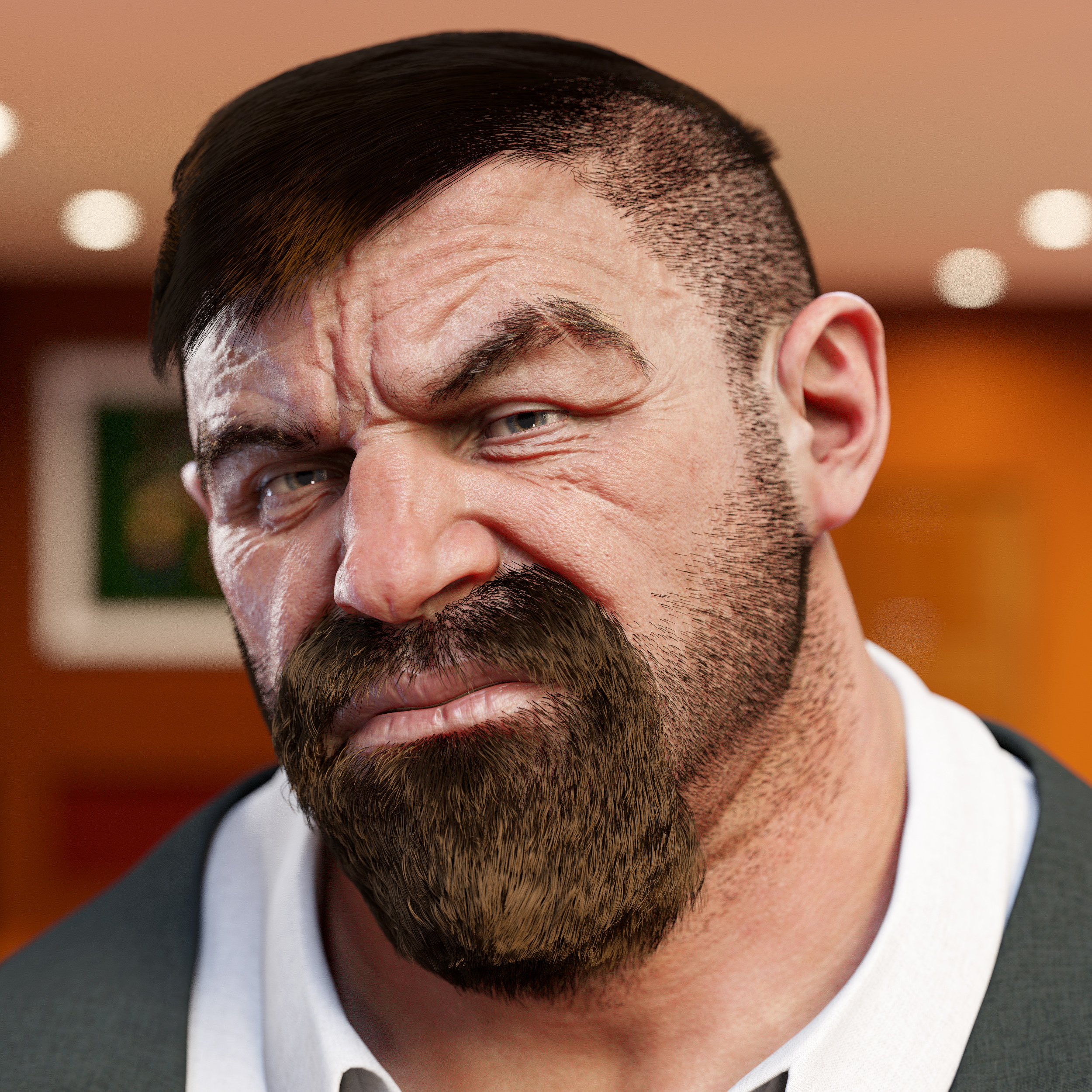 Big Boss Hair and Beard for Underbelly