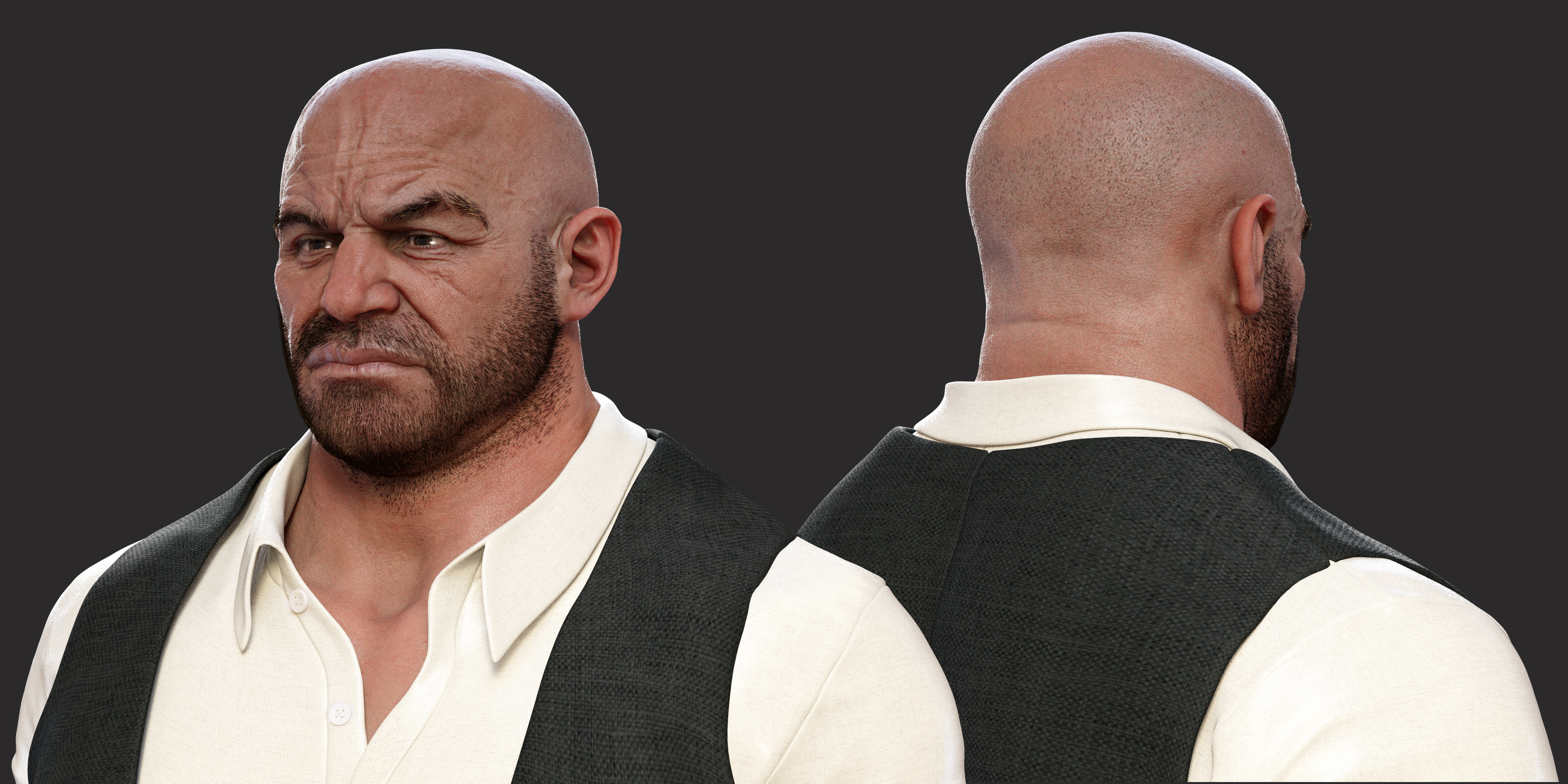 Big Boss Hair and Beard for Underbelly Big Boss Hair and Beard for Underbelly by: , 3D Models by Daz 3D