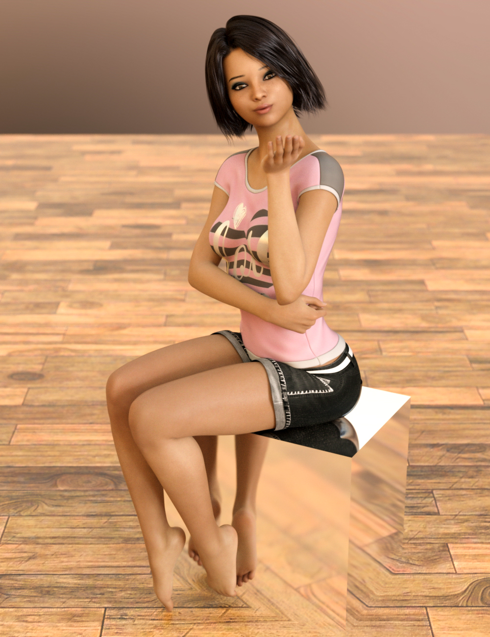 D.E.M. E-Girl Poses Vol 1 for Genesis 8 Female by: DeusExMachina, 3D Models by Daz 3D