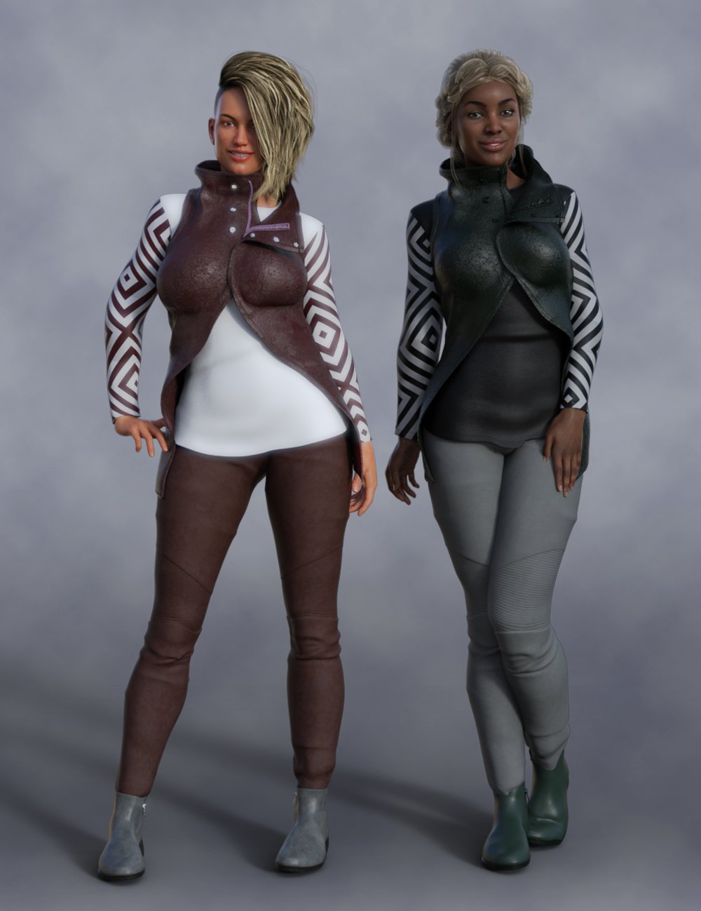 High Collar Outfit Textures High Collar Outfit Textures by: , 3D Models by Daz 3D