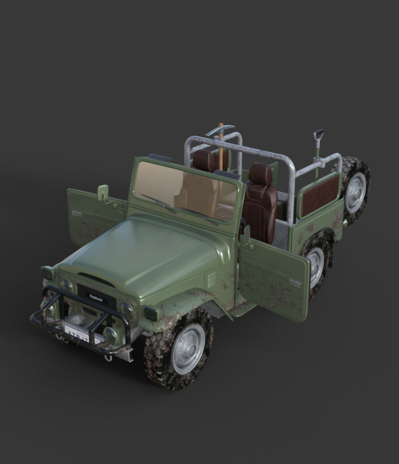 Land Explorer 4X4 by: AcharyaPolina, 3D Models by Daz 3D