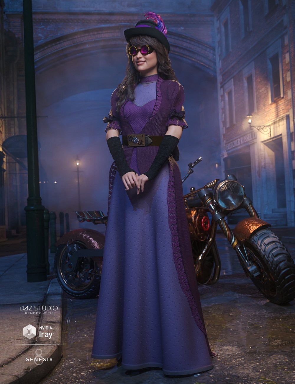 UD Expansion 4 - Victorian Steampunk by: Ravenhair, 3D Models by Daz 3D