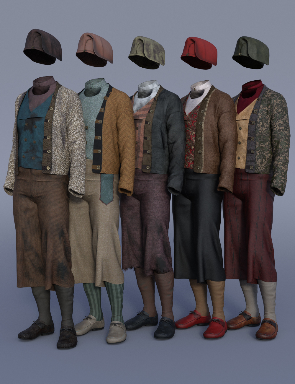 dForce Deck Hand Outfit Textures by: Moonscape GraphicsSade, 3D Models by Daz 3D