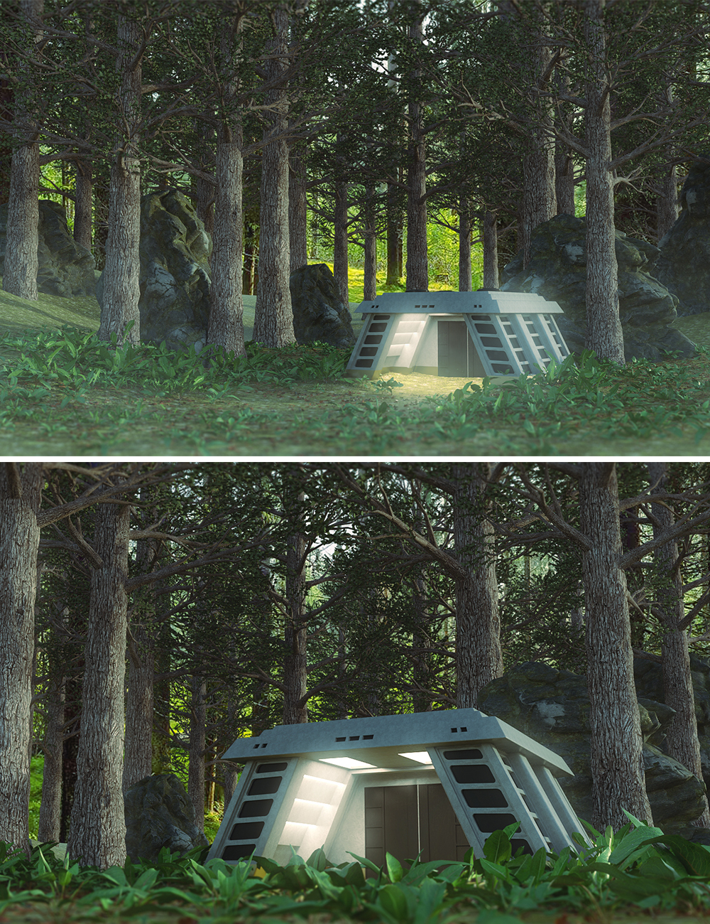 Nibiru Bunker by: PerspectX, 3D Models by Daz 3D