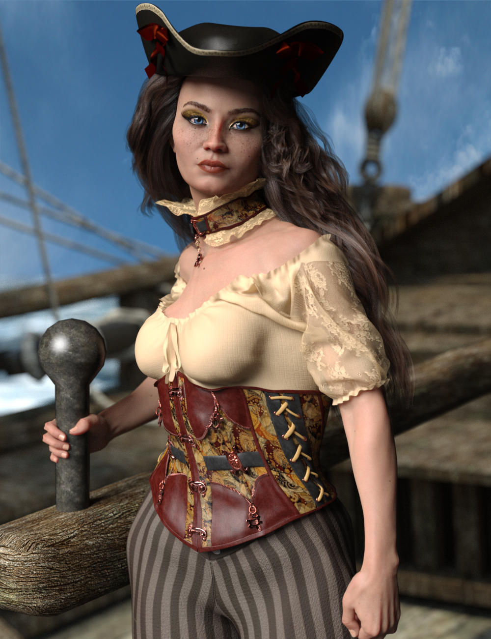DE Ursula HD for Sahira 8 by: Dark-Elf, 3D Models by Daz 3D