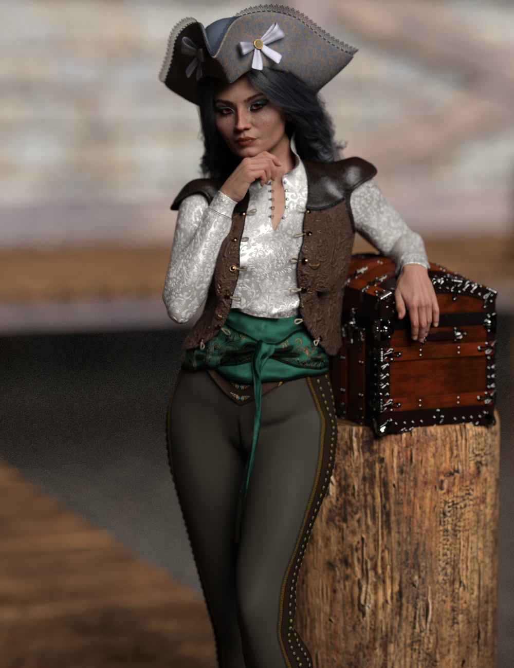 DE Ursula HD for Sahira 8 by: Dark-Elf, 3D Models by Daz 3D
