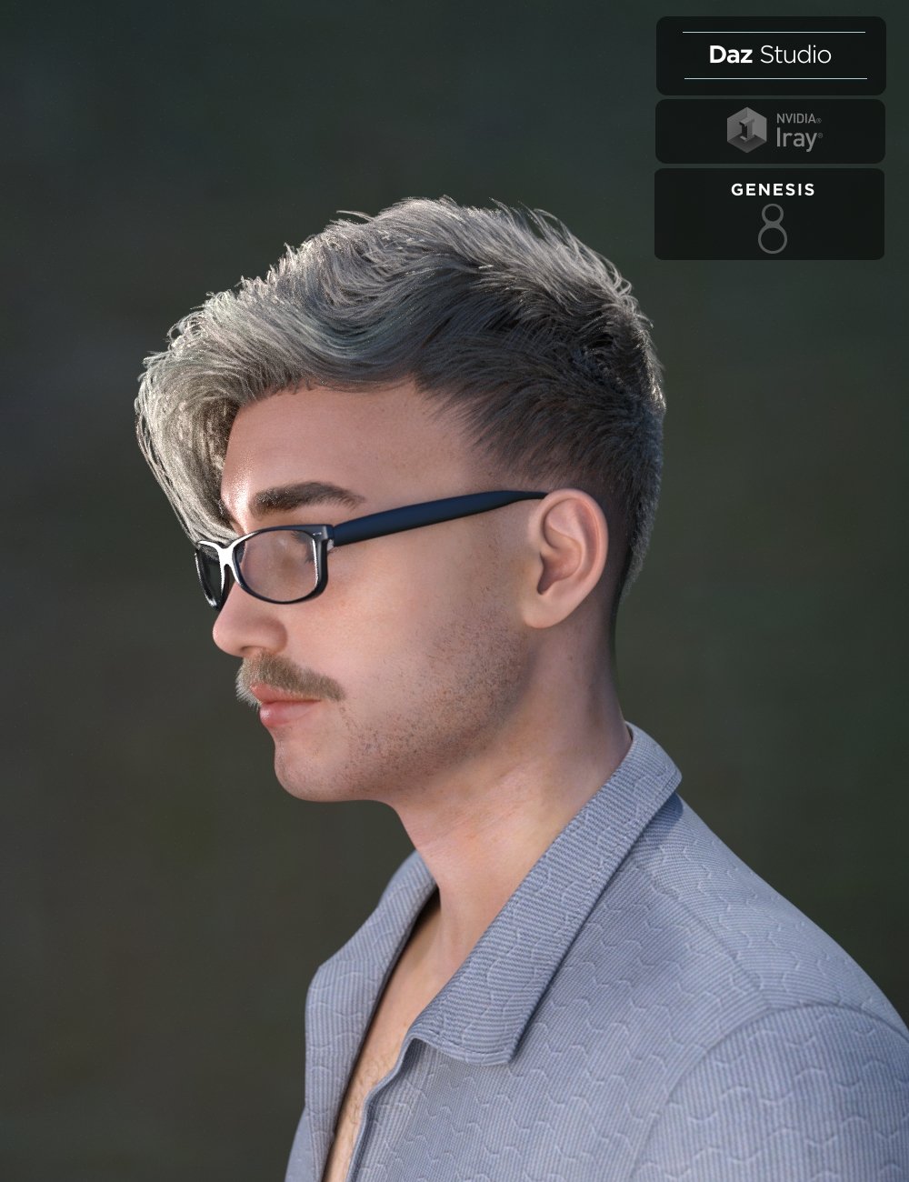 Enzonio Hair Kit for Genesis 8 Male(s) Enzonio Hair Kit for Genesis 8 Male(s) by: Neftis3D, 3D Models by Daz 3D