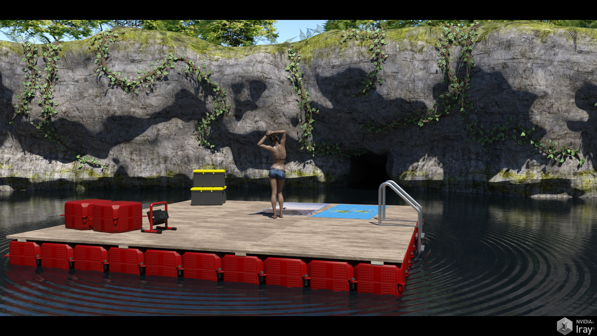 Easy Environments: Raft & Lagoon by: Flipmode, 3D Models by Daz 3D