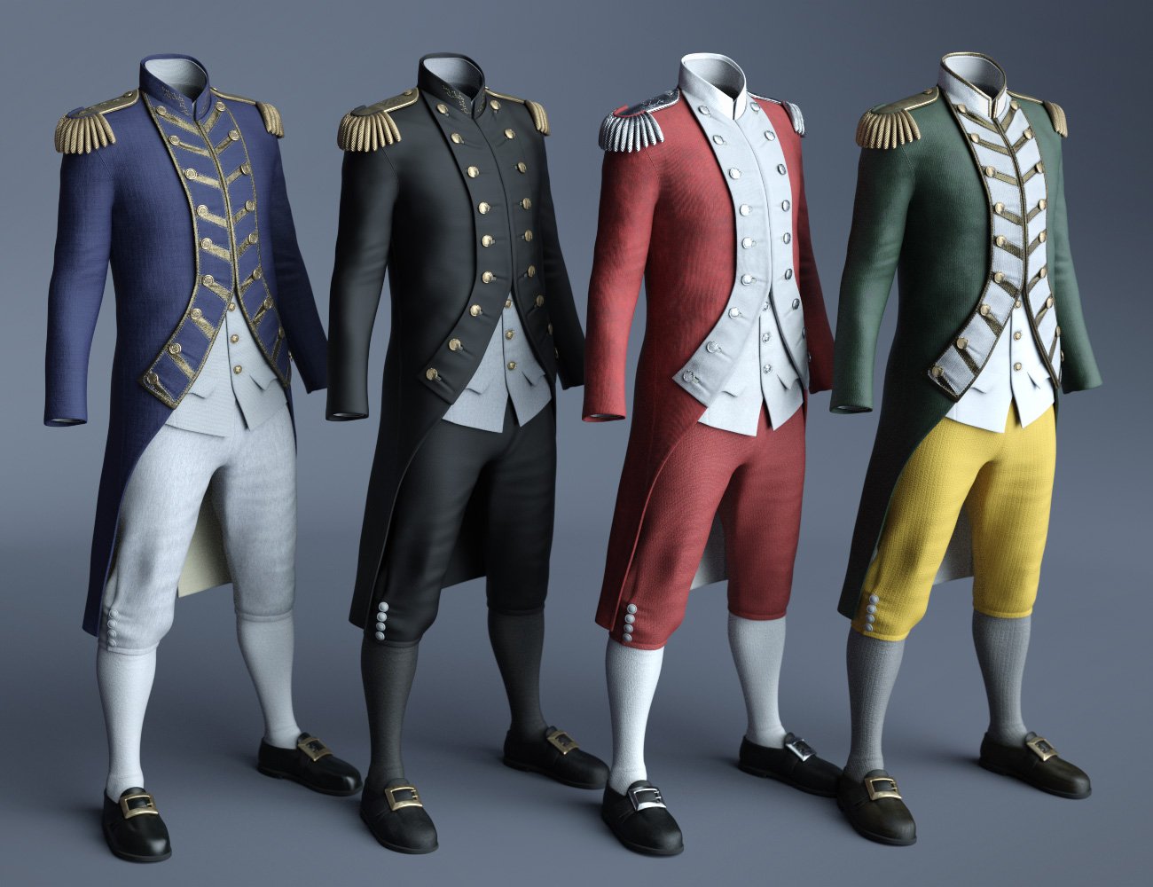 dForce Naval Uniform Textures by: Moonscape GraphicsSade, 3D Models by Daz 3D