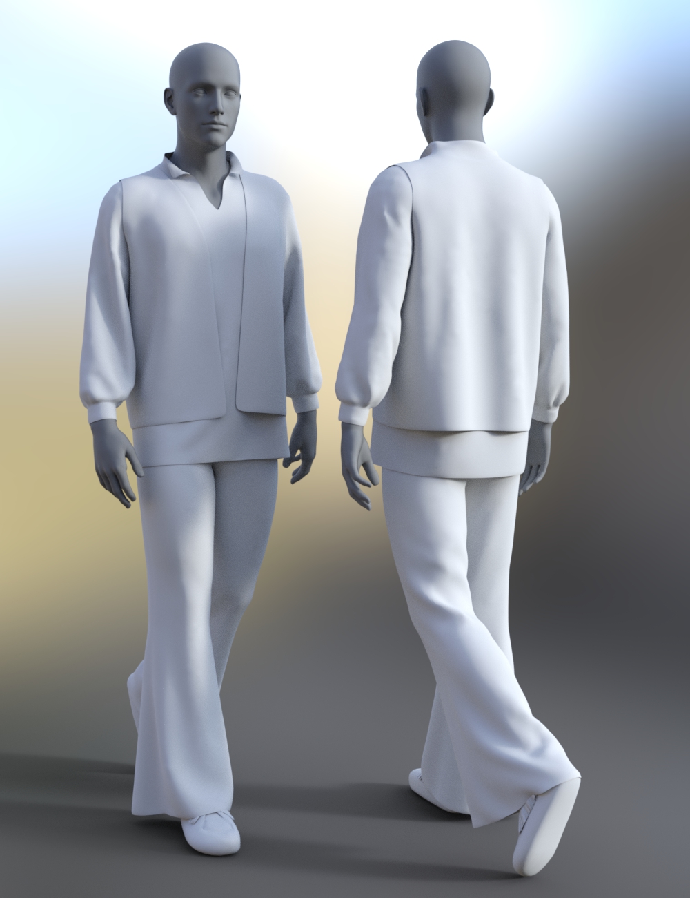 dForce 1969 Outfit for Genesis 8 Male(s) by: Aave Nainen, 3D Models by Daz 3D