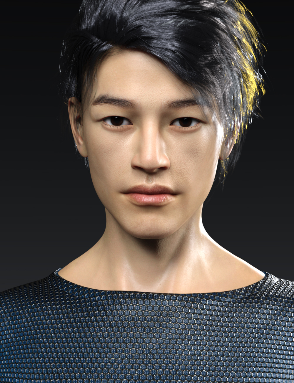 Wufei HD for Genesis 8 Male by: Mousso, 3D Models by Daz 3D
