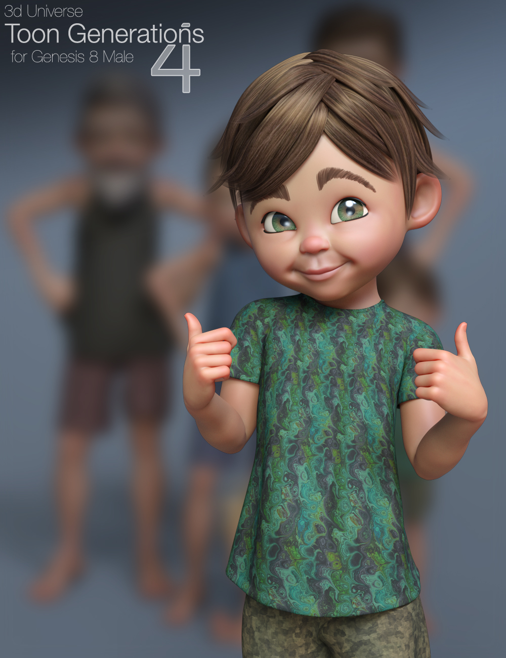 Toon Generations 4 Essentials for Genesis 8 Male(s) Toon Generations 4 Essentials for Genesis 8 Male(s) by: 3D Universe, 3D Models by Daz 3D