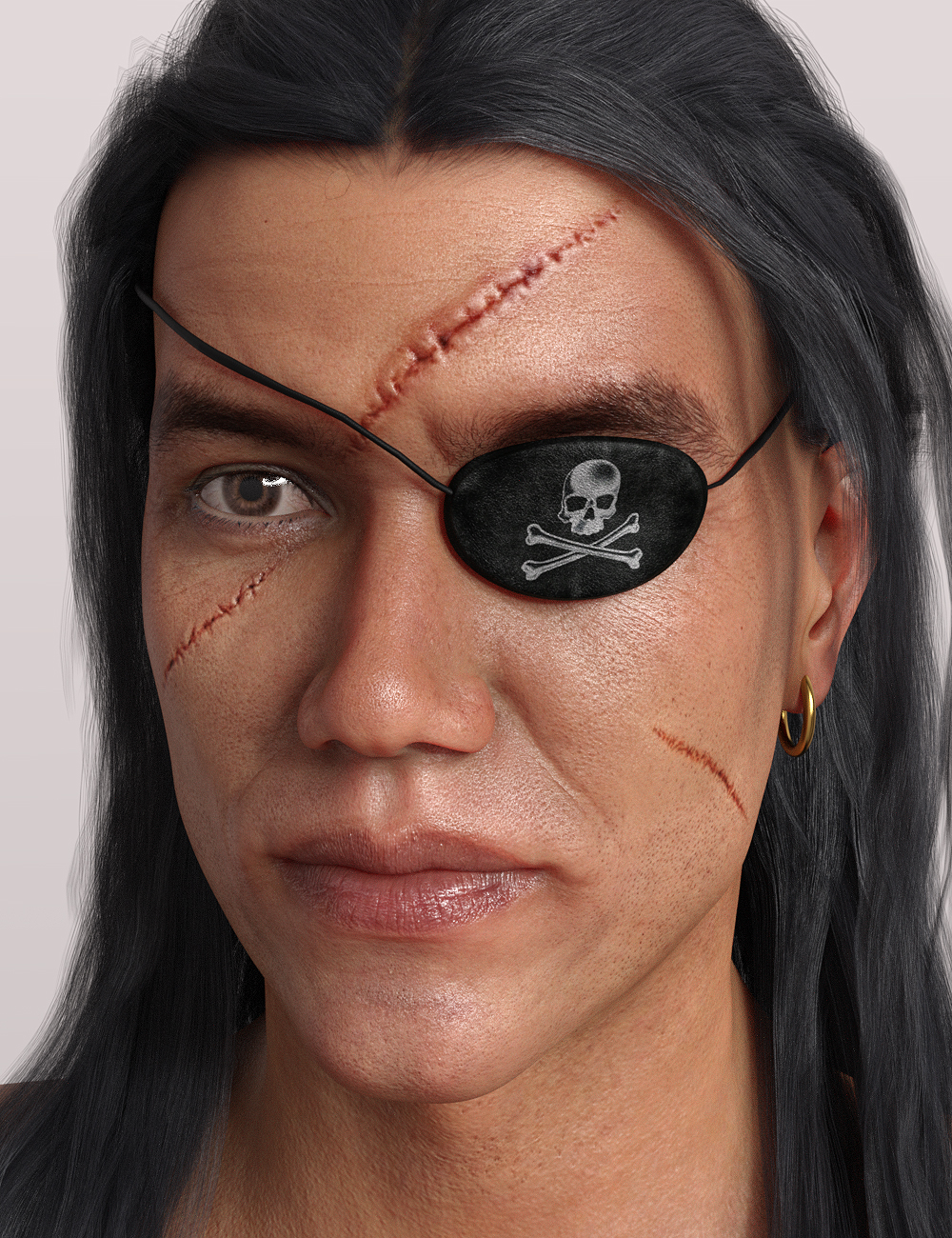 Pirate Accessories for Genesis 8 Male by: OziChick, 3D Models by Daz 3D