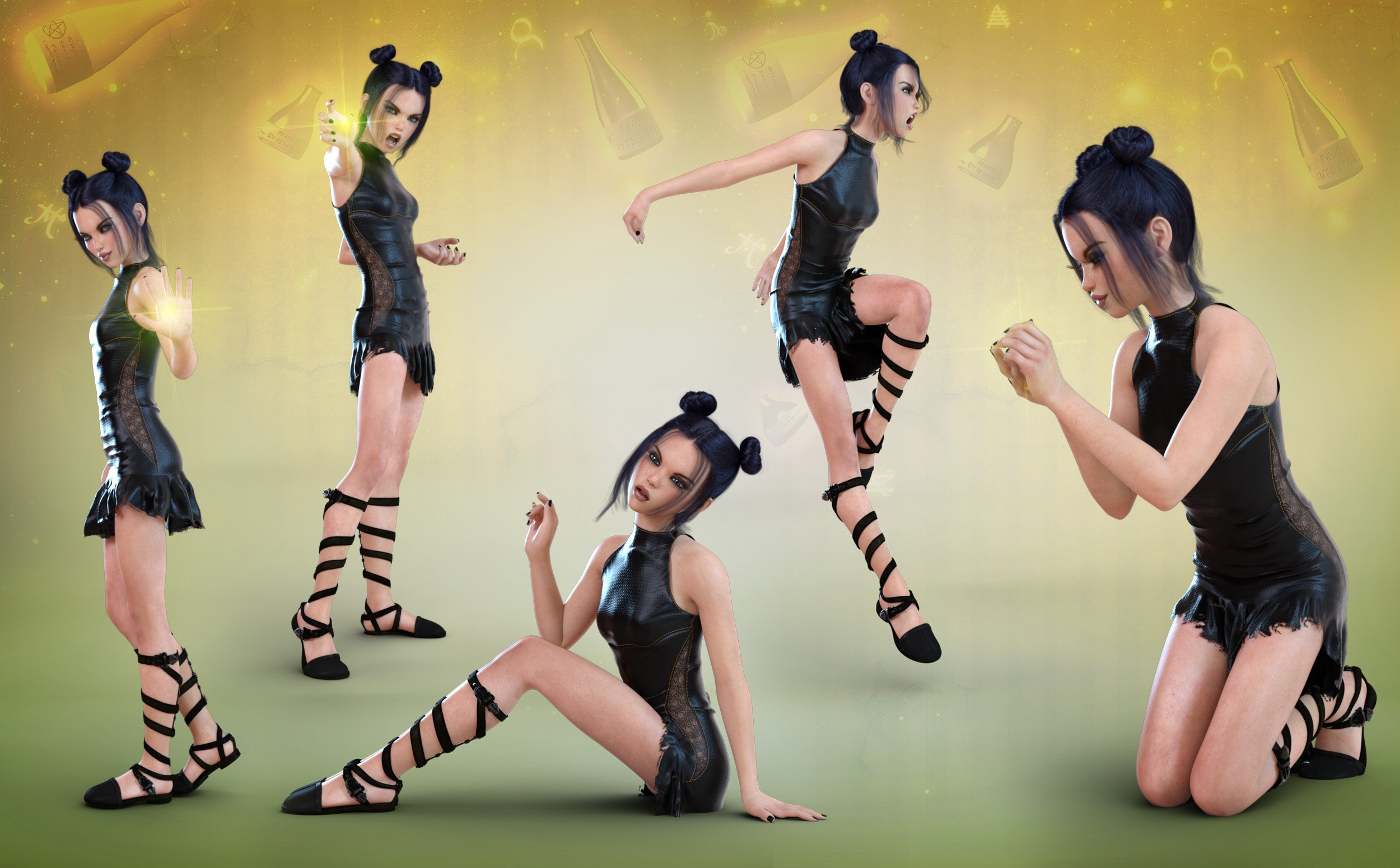 Z Dark Sorcery Poses and Expressions for Daisy 8 Z Dark Sorcery Poses and Expressions for Daisy 8 by: Zeddicuss, 3D Models by Daz 3D