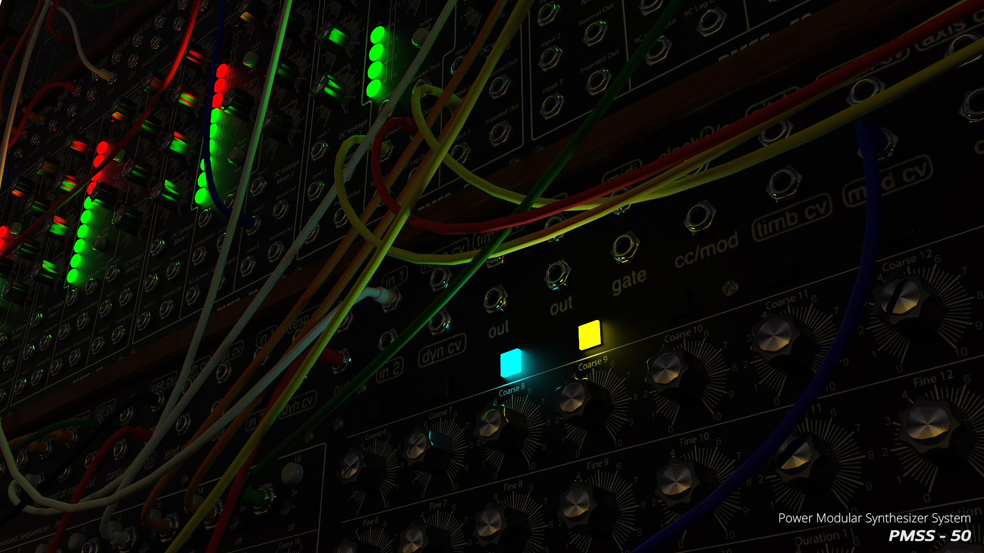 Power Modular Synthesizer System PMSS-50 by: powerage, 3D Models by Daz 3D