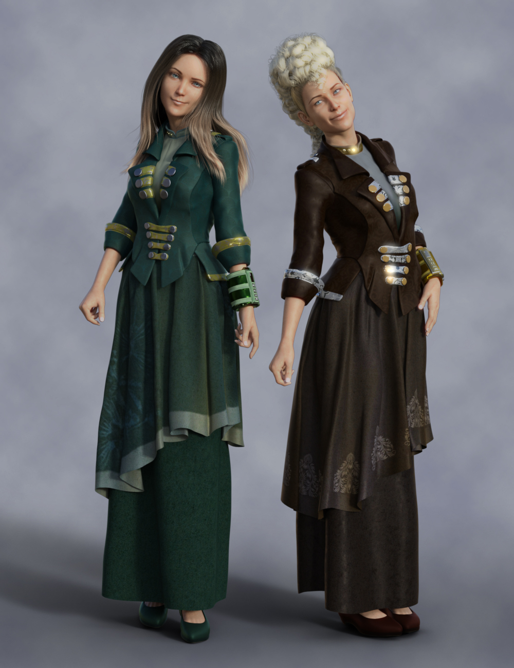 dForce Futuristic Dress Textures by: , 3D Models by Daz 3D