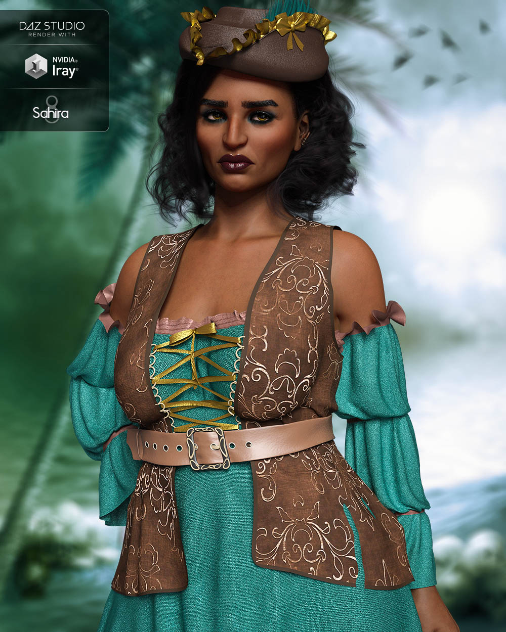 Oceane for Sahira 8 by: TwiztedMetal, 3D Models by Daz 3D