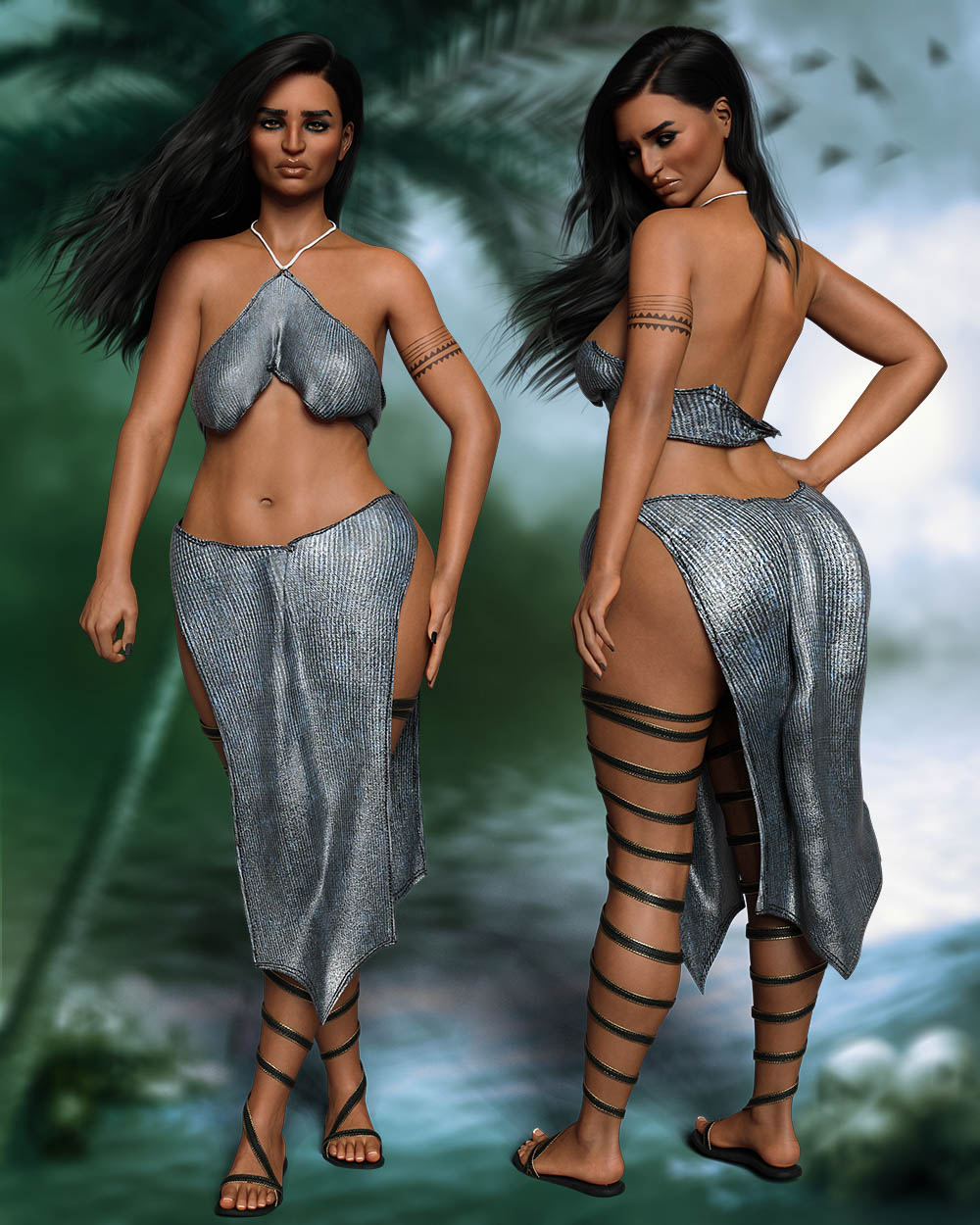 Oceane for Sahira 8 by: TwiztedMetal, 3D Models by Daz 3D