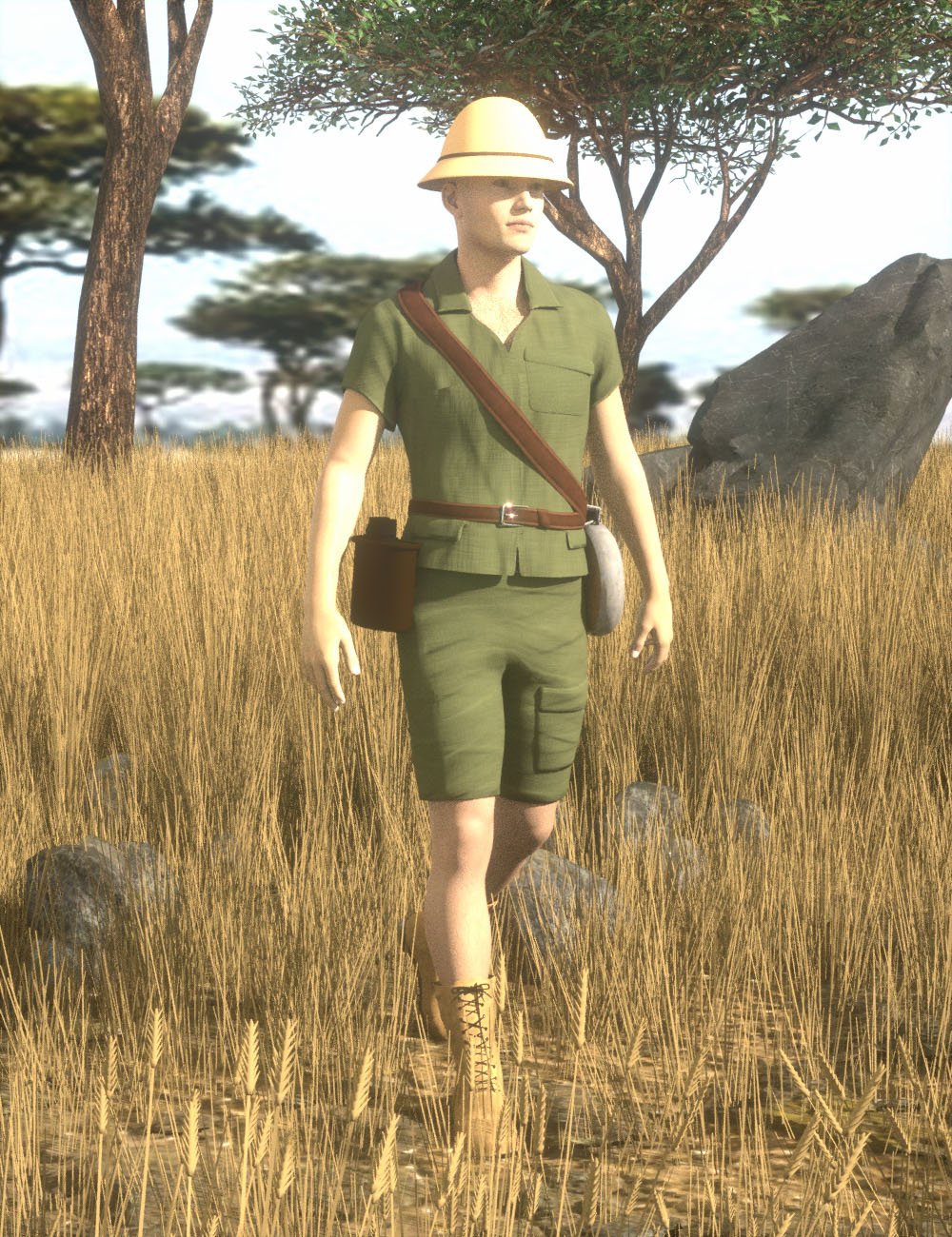 Expedition Africa Bundle by: AcharyaPolina, 3D Models by Daz 3D