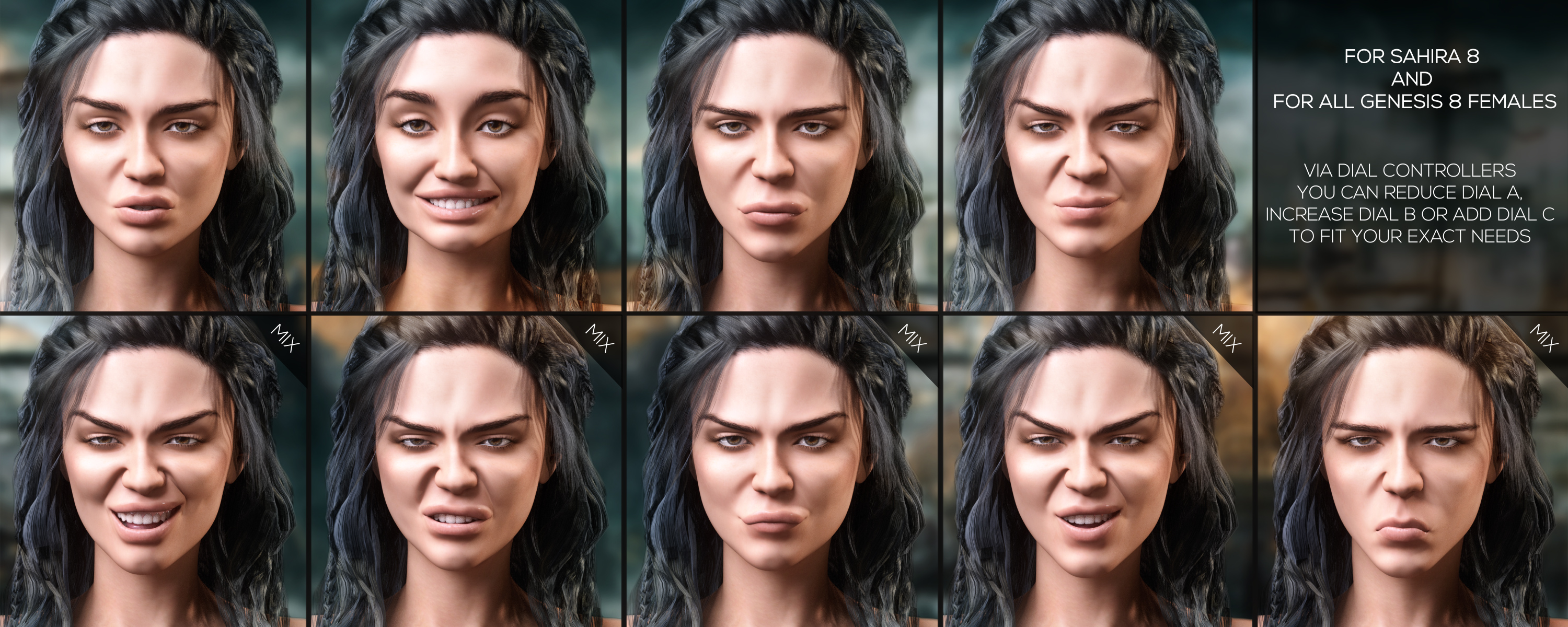 Pirate Expressive for Genesis 8 Female(s) by: Neikdian, 3D Models by Daz 3D