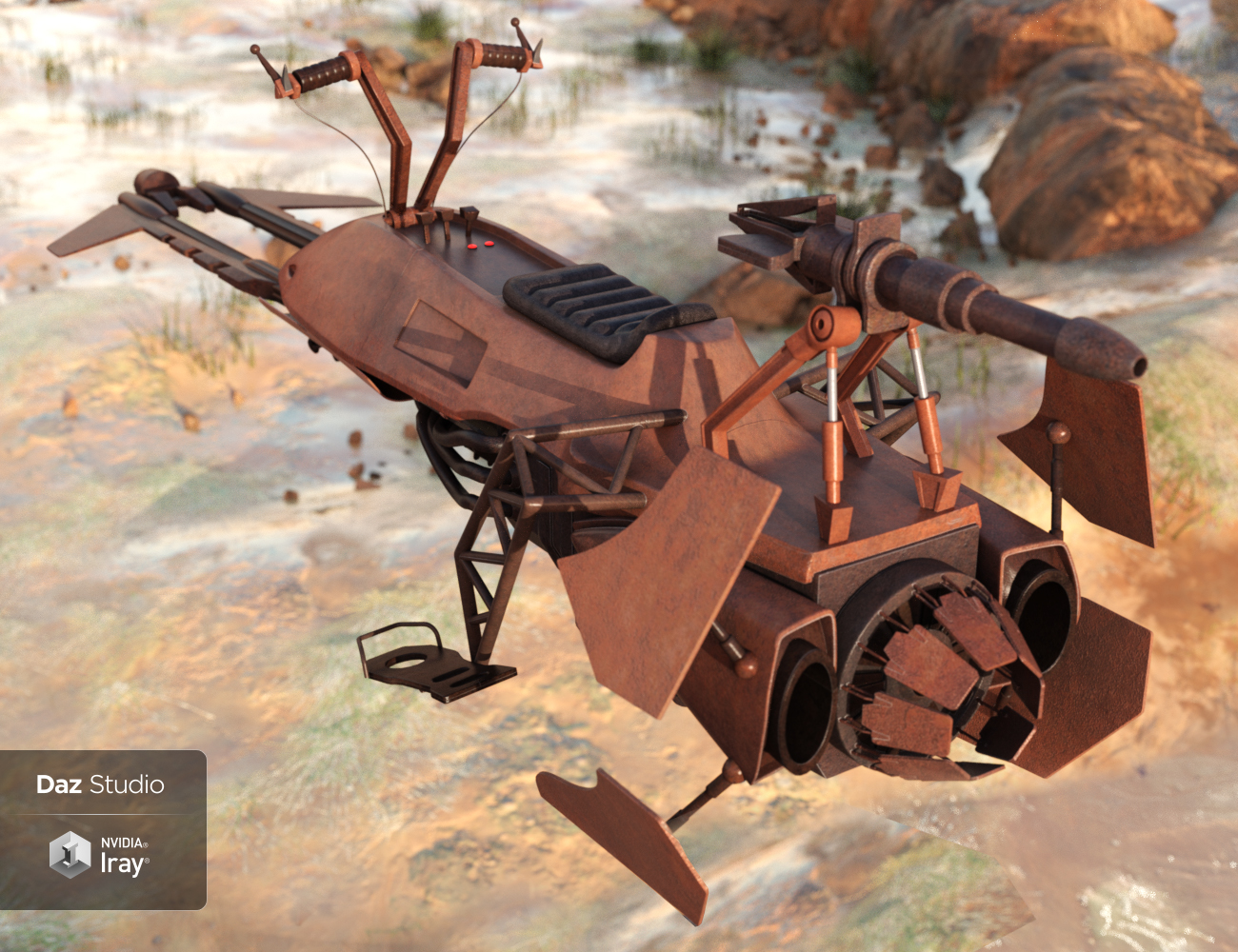 Flying Motorcycle Flying Motorcycle by: Charlie, 3D Models by Daz 3D