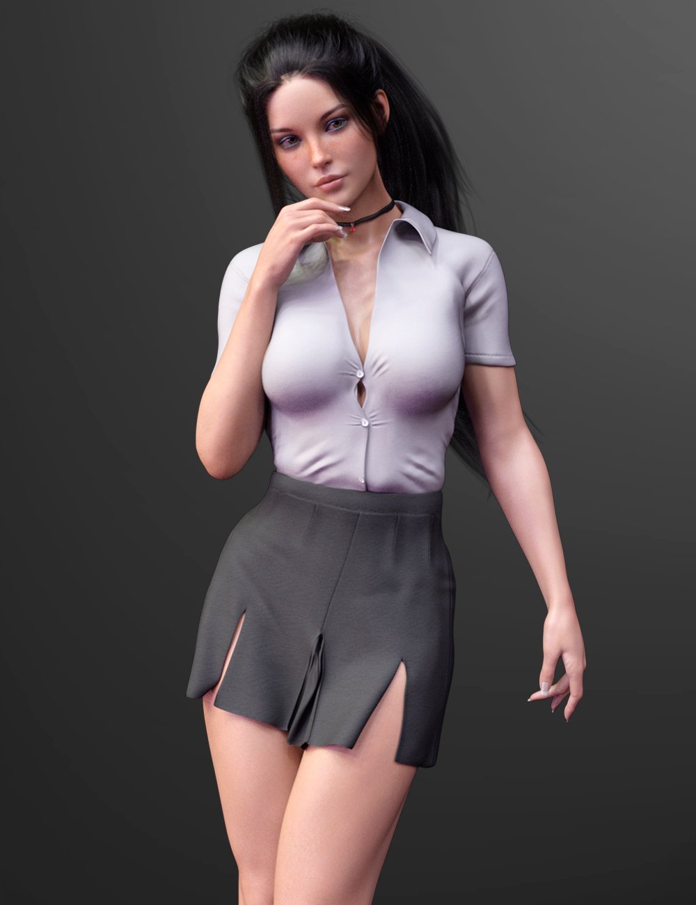 X-Fashion Uniform 05 for Genesis 8 Female(s) by: xtrart-3d, 3D Models by Daz 3D