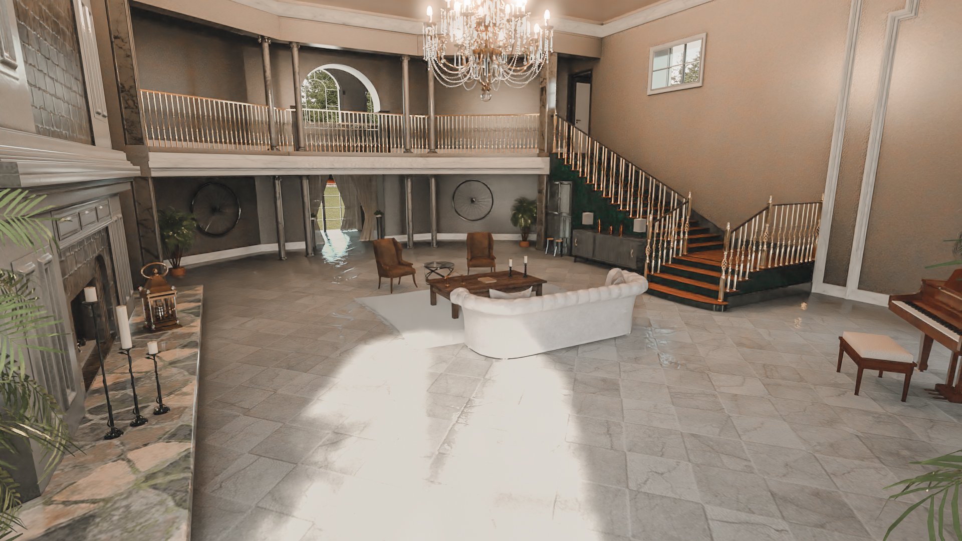Big Foyer Big Foyer by: Tesla3dCorp, 3D Models by Daz 3D
