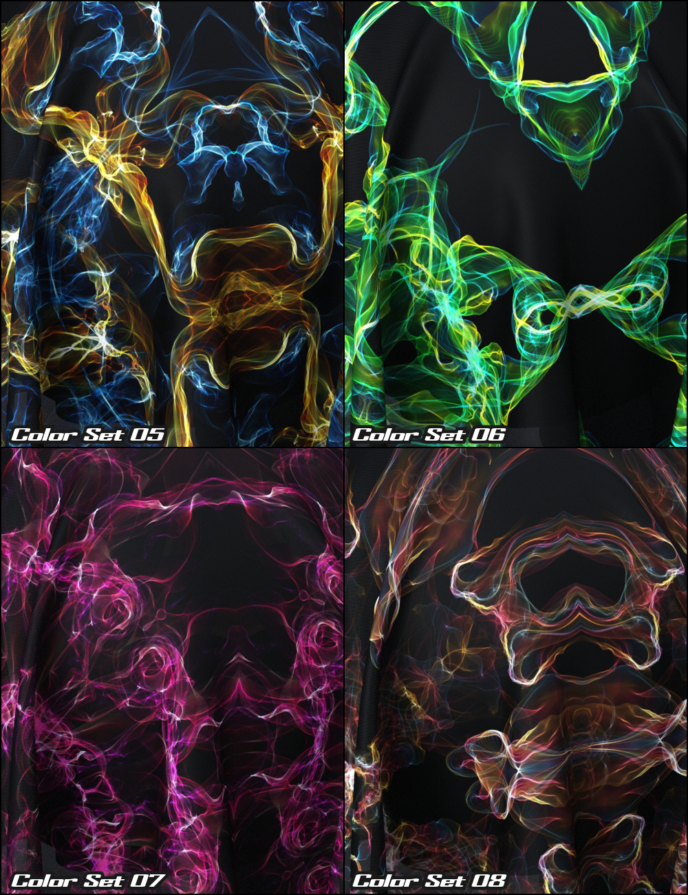 MMX Exotic Fabric Patterns 2 for Iray | Daz 3D