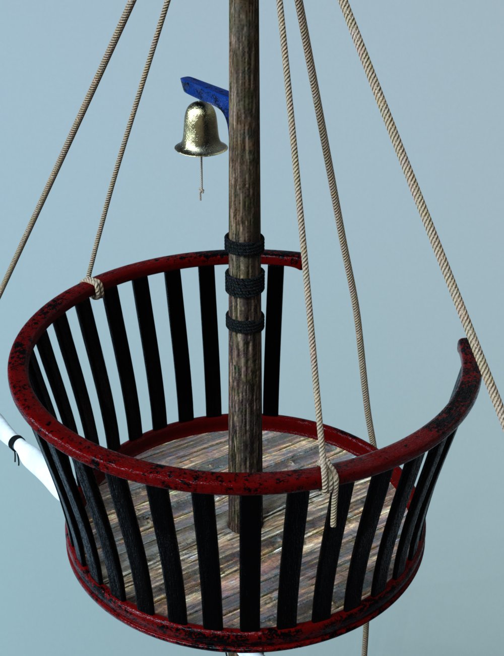 Swashbuckler Poses Props and Crows Nest for Genesis 8 by: Skyewolf, 3D Models by Daz 3D