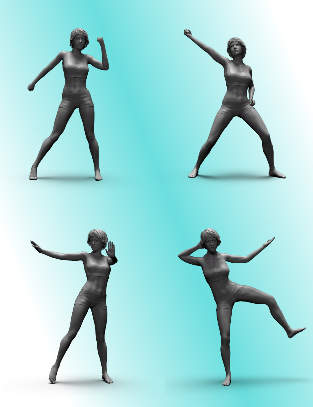 Dance Like Nobody's Watching Poses for Genesis 8 Female by: Scuffles3d, 3D Models by Daz 3D