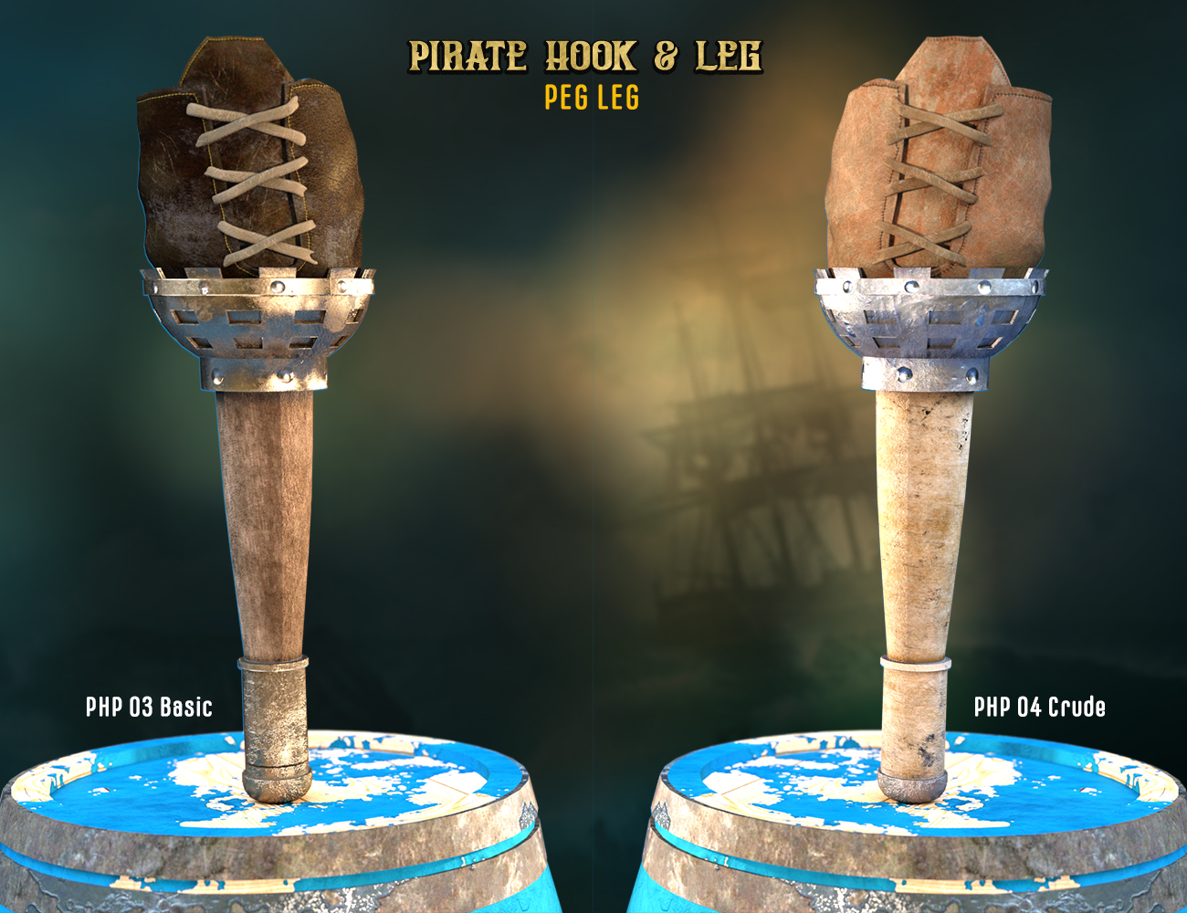 Pirate Hook and Leg for Genesis 8 Male(s) Pirate Hook and Leg for Genesis 8 Male(s) by: EsidFenixPhoenix, 3D Models by Daz 3D