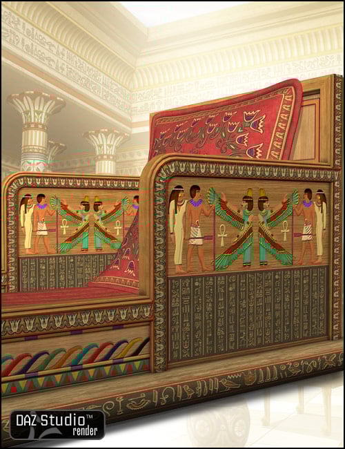 Queen Hetepheres' Sedan Chair Queen Hetepheres' Sedan Chair by: , 3D Models by Daz 3D