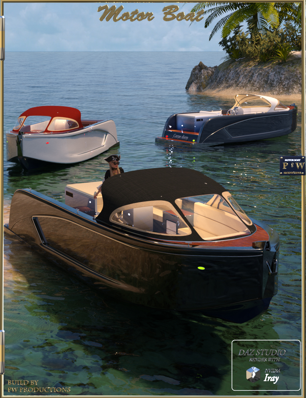 PW Motor Boat by: PW Productions, 3D Models by Daz 3D