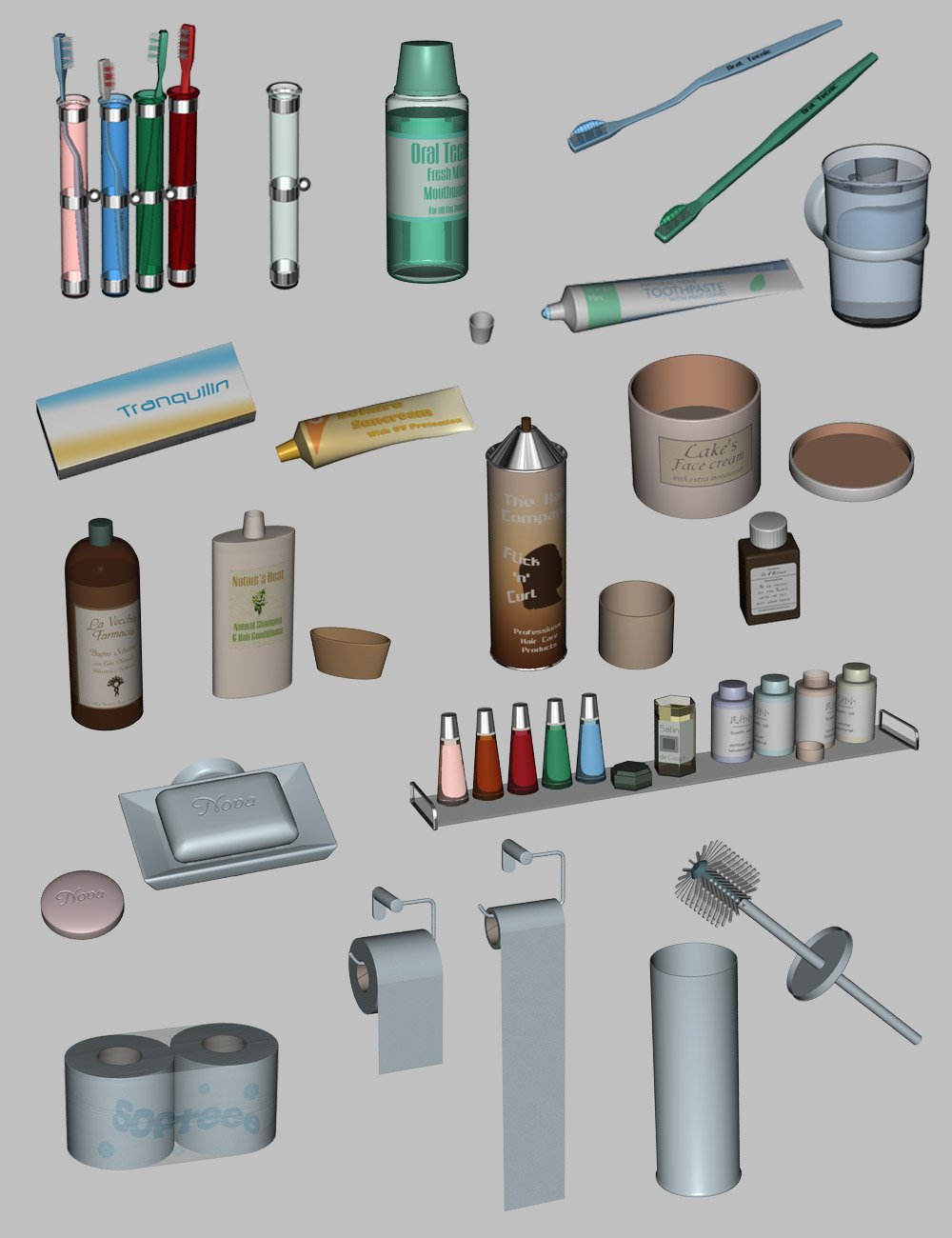 Home One Bathroom Home One Bathroom by: maclean, 3D Models by Daz 3D