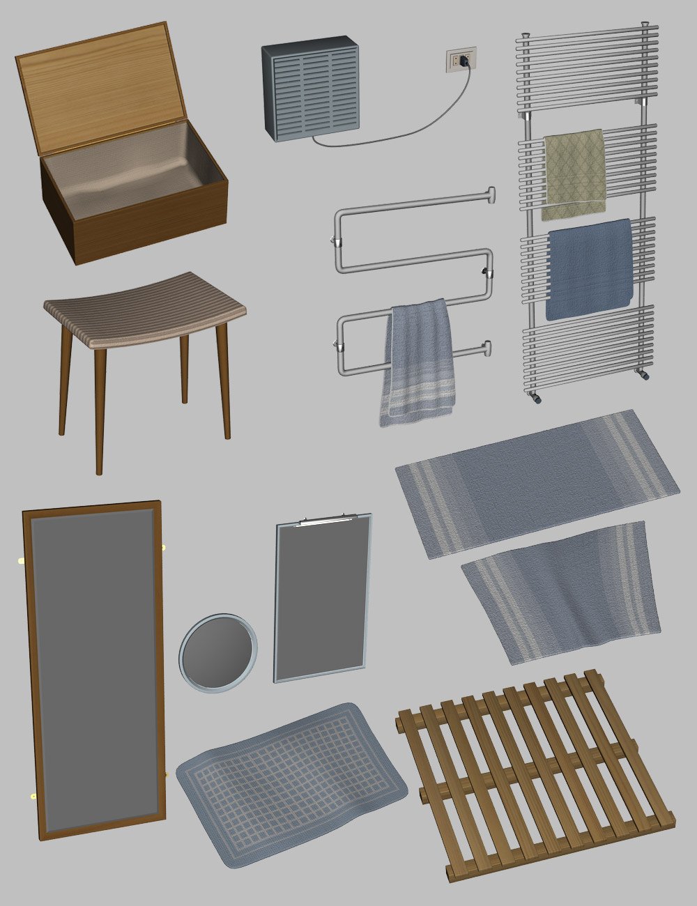 Home One Bathroom Home One Bathroom by: maclean, 3D Models by Daz 3D