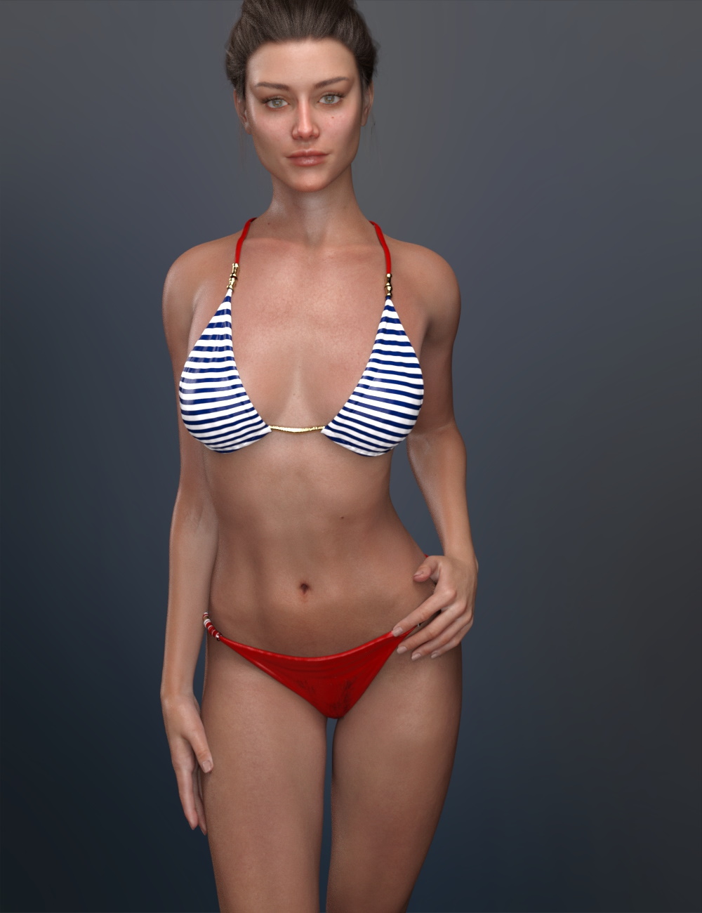 Allegra HD and Expressions for Genesis 8 Female by: RedzStudio, 3D Models by Daz 3D