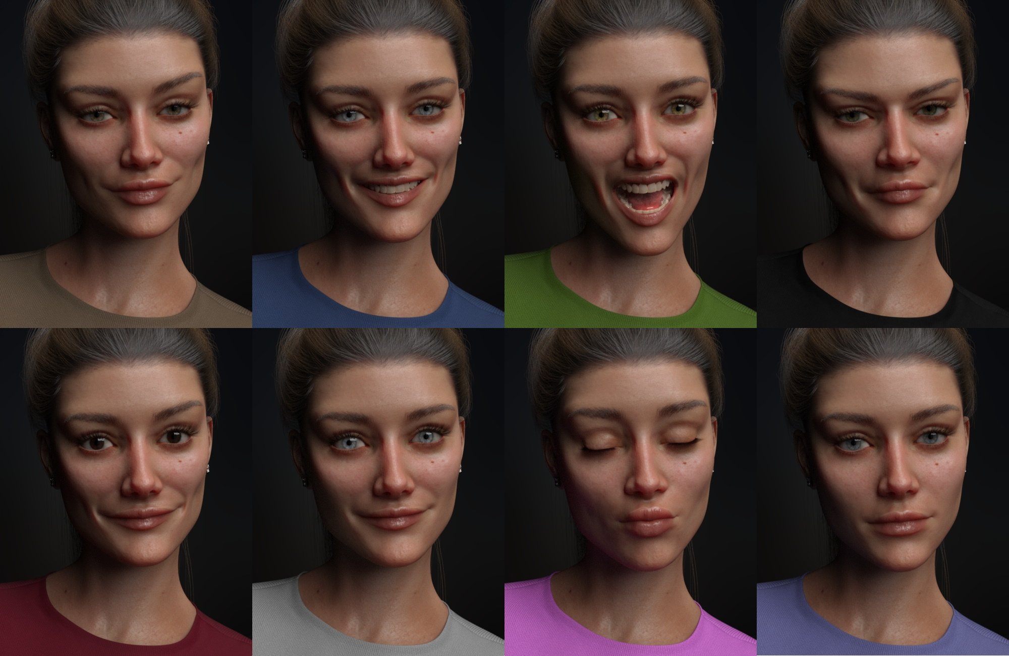Allegra HD and Expressions for Genesis 8 Female Allegra HD and Expressions for Genesis 8 Female by: RedzStudio, 3D Models by Daz 3D