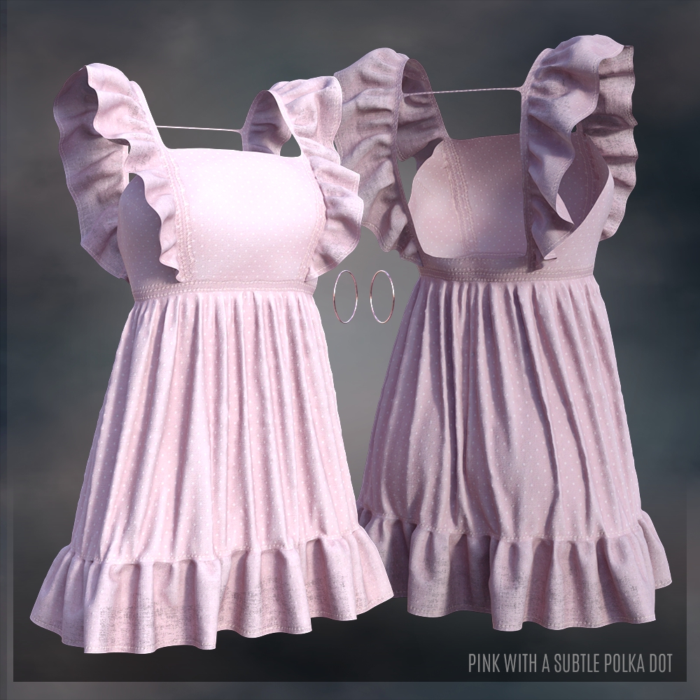 dForce Sincerity Dress for Genesis 8 Female(s) by: Lyoness, 3D Models by Daz 3D