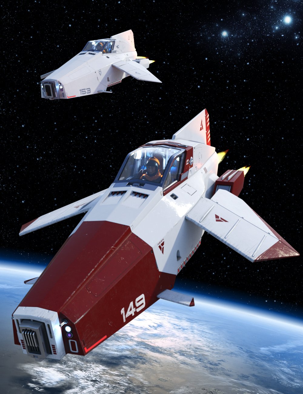 Aircraft Hawk by: petipet, 3D Models by Daz 3D