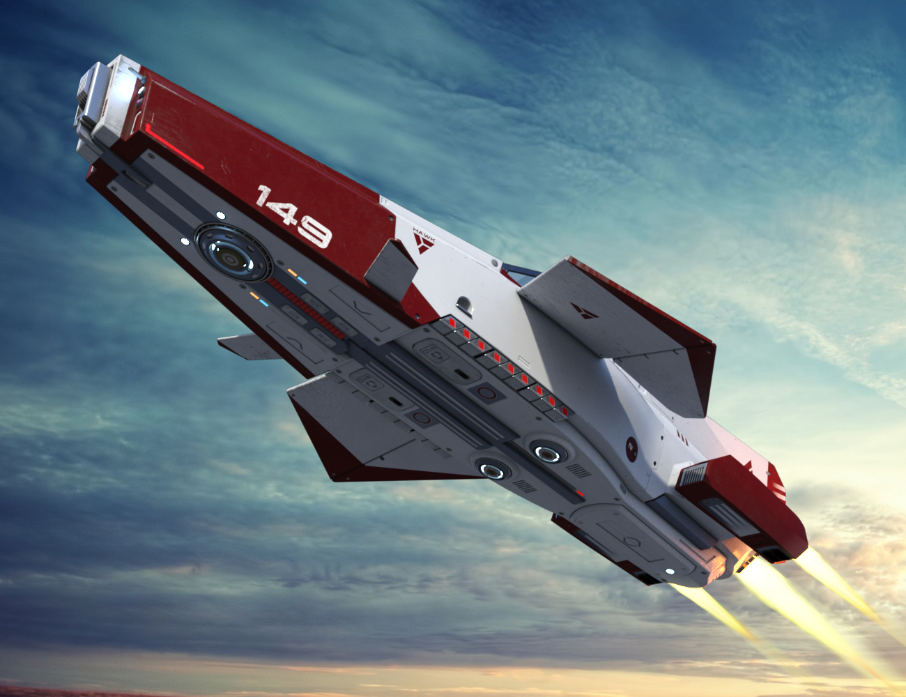 Aircraft Hawk by: petipet, 3D Models by Daz 3D