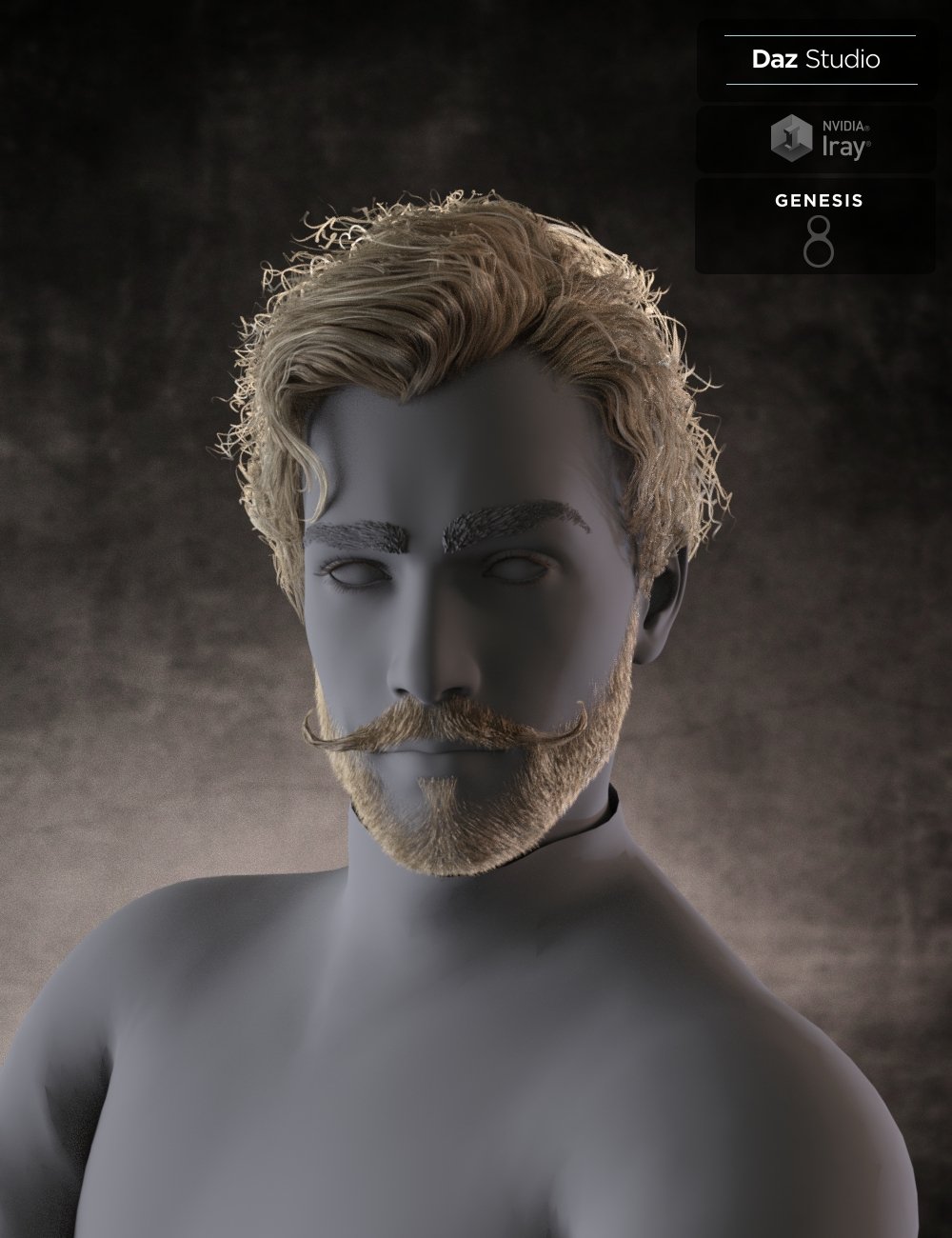 Bastien Curly Hair and Beard for Genesis 8 Male(s) Bastien Curly Hair and Beard for Genesis 8 Male(s) by: Neftis3D, 3D Models by Daz 3D