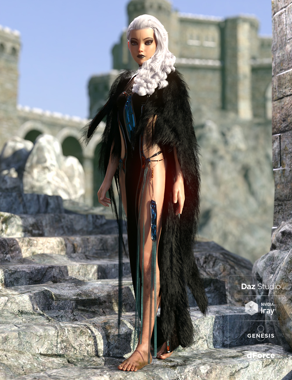 dForce Corveyn Outfit Textures by: Shox-Design, 3D Models by Daz 3D