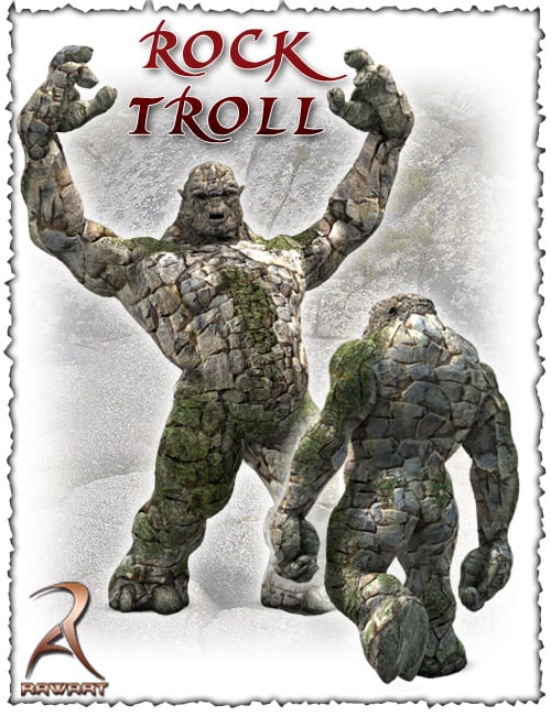 Rock Troll by: RawArt, 3D Models by Daz 3D
